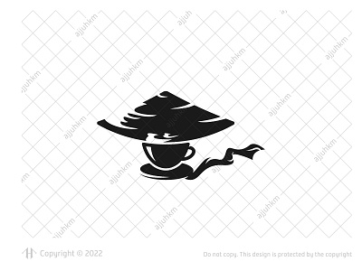 Samurai Coffee Logo asia beverages branding cafe cappuccino espresso japan logo mug restaurants ronin