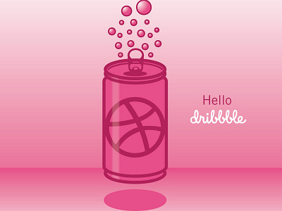 Dribble hello dribbble illustration illustrator vector art