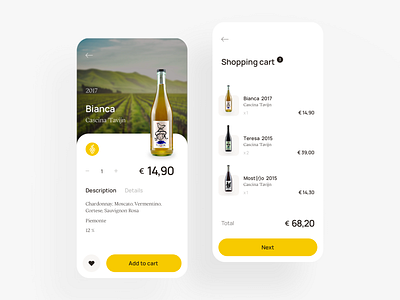 Wine eCommerce concept