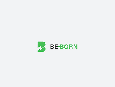 BE BORN minimal icon minimalist logo pictorial