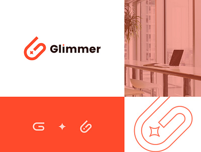 Glimmer creative logo design creative monogram logo minimal icon minimalist logo