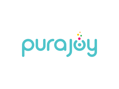 Branding new company Purajoy brand guidelines branding bubbly creative logo