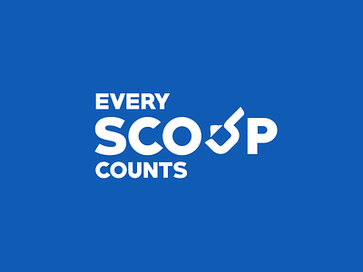 Every scoop counts campaign branding art direction branding creative logo protein sports