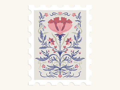 Flower Stamp colors illustration procreate stamp