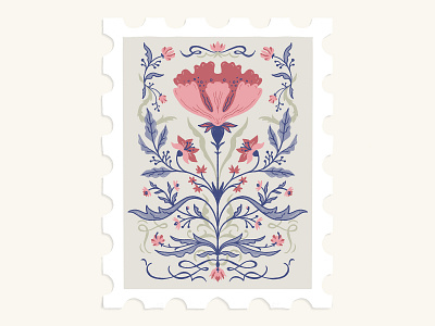 Flower Stamp colors illustration procreate stamp