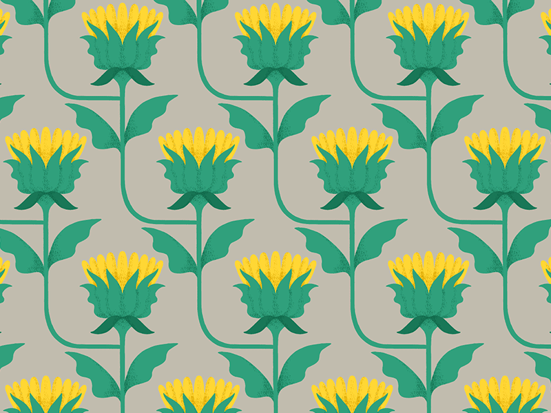 Pattern Sunflower adobe illustrator colors illustration illustrator pattern design sunflowers vector