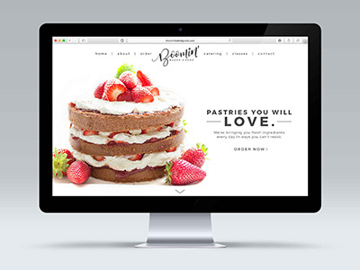 Boomin Baked Goods Website by Samantha on Dribbble