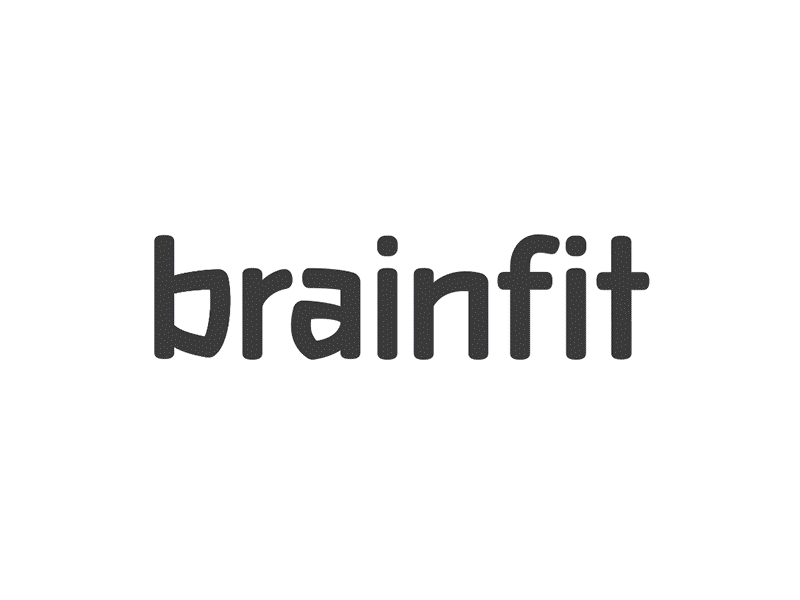 Brainfit advertising brand corporate handmade identity isotype letter lettering logotype typo typography