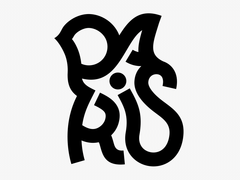 Paris advertising brand handmade identity isotype letter lettering logotype typo typography