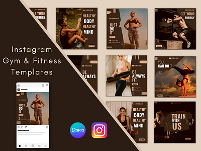 Instagram Gym & Fitness Templates