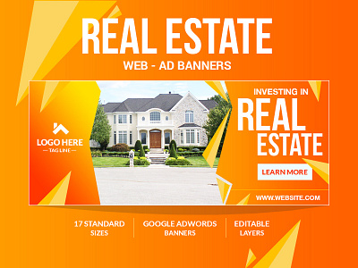 Real Estate Ad Banners ads adword apartment flats google ads home marketing promotion property real estate rent