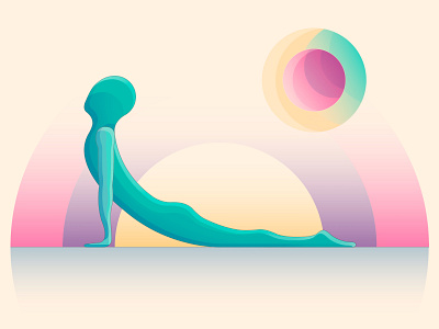 Hoka Yoga animación diseño ilustración marca vector web