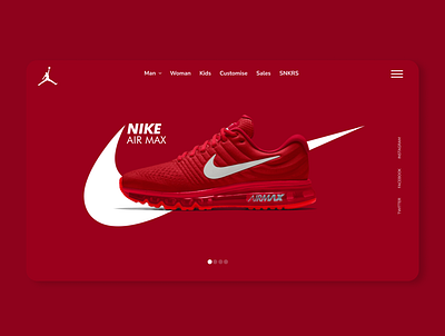 Nike Landing Page design figma landing page nike sport sport shoes sports ui uiux uxui web design web designers