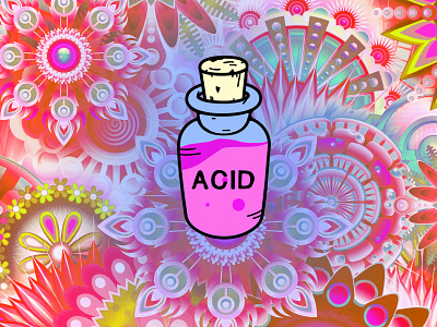 ACID COVER ART ABSTRACT ILLUSTRATION
