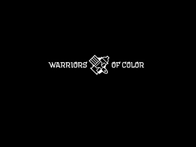 Warriors of Color Logo art font handdrawn handtype letter lettering logo paint street art type typography warrior