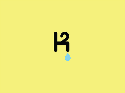 003: H2O 365 challenge day h2o handle logo simple spigot water yellow