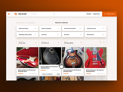 Music bazaar bazaar card fullscreen gradient guitar instrument layout music responsive shadow website