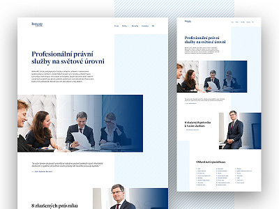Legal Service - Homepage Concept gradient layout legal minimalistic modern parallax pattern responsive stripe typography ui