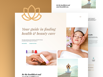 Health & Beauty platform beauty concept dental health luxury medical platform procedures website wellness woman
