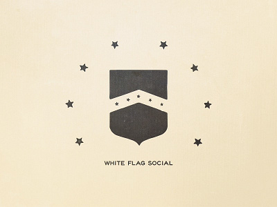 White Flag Social design logo