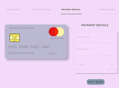 #002 challenge #dailyui Payment page with figma graphic design ui ux