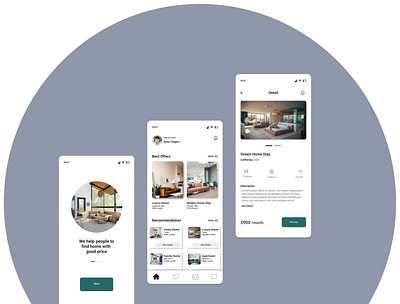 Apartment Rental App Design apartmentrental ui ux