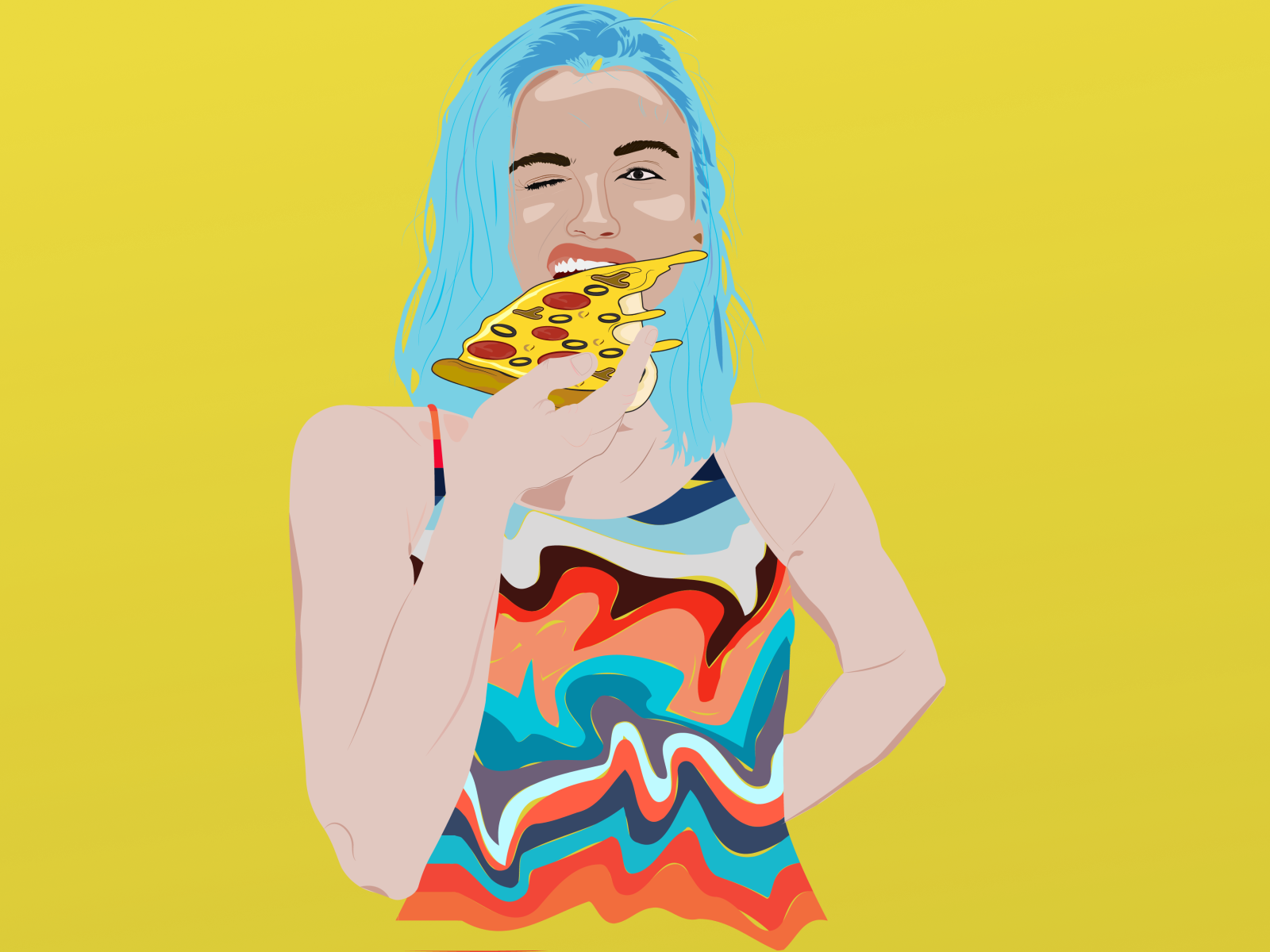 pizza-lover-illustration-by-anhelina-bash-on-dribbble