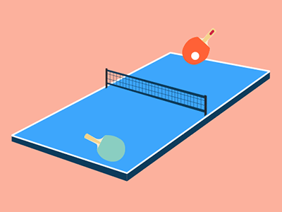 Pingpong animate animation doodle gif illustration pingpong pink sport tabletannies toy