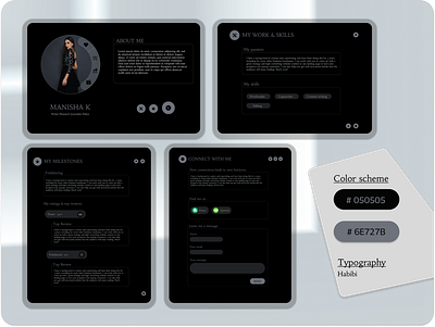 Portfolio #BlackTrendZ - Minimalist ui