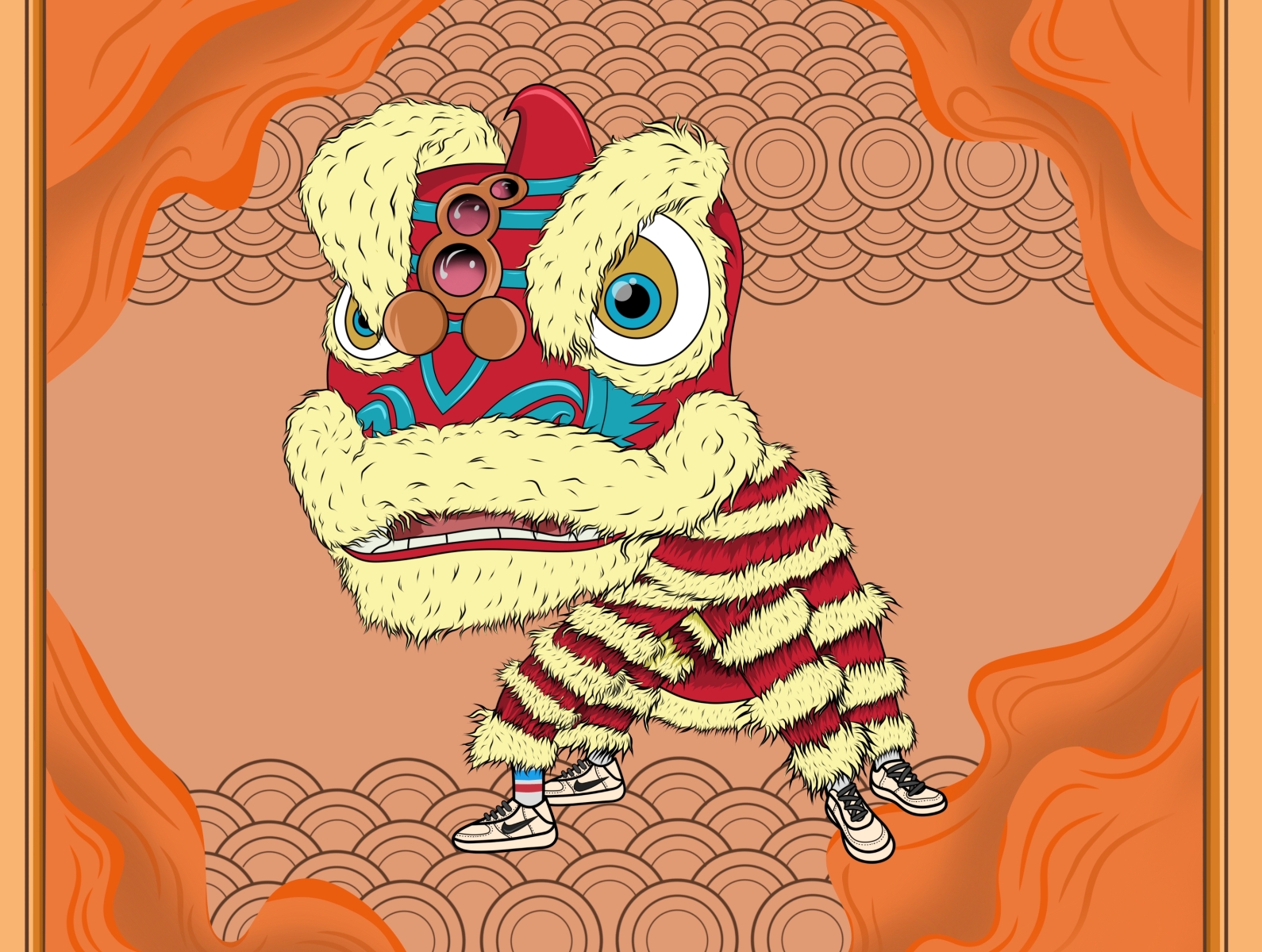 Lion Dance By Rendi Sutha Wijaya On Dribbble