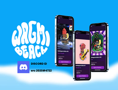 NFT preview screens of Bubble goose Ballers app app cta design illustration logo nft onboarding product design ui