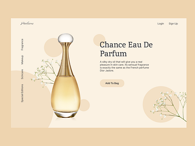 Perfume Website Design