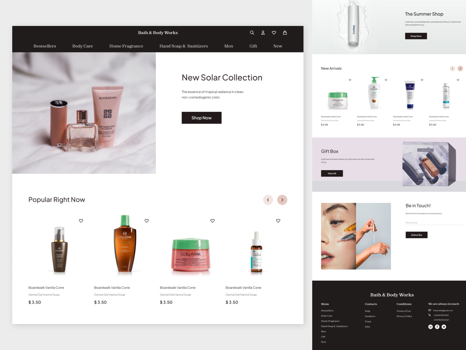 Beauty Products Shop By Vika Kolesnik On Dribbble