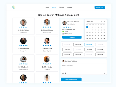 Online Doctors Booking appointment booking clinic consultation design desktop doctor doctor app doctor online health health checkup hospital logo medical minimal online patient treat typography ui ux