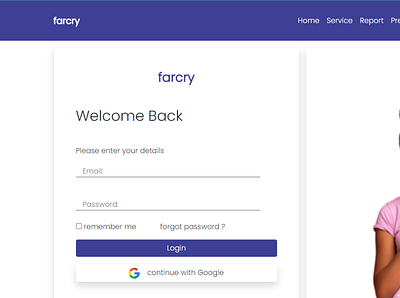 Login Page ui