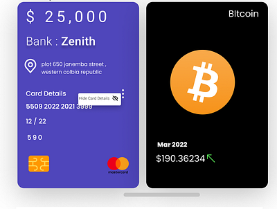 New cards design with figma app bank bitcoin card credit crypto dashboard debit design figma graphic design portfolio design ui ui ux