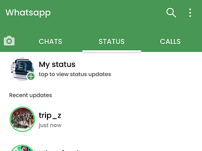 Whatsapp redesign app design figma graphic design nice design portfolio design redesign social media status ui ui ux whatsap