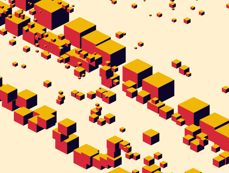 Size-Variant Isometric Cubes by Oliver Maurice Norred on Dribbble