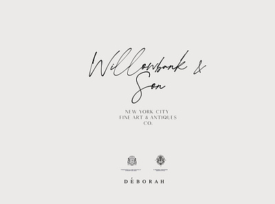 Premade Logo design - Willowbank & Son