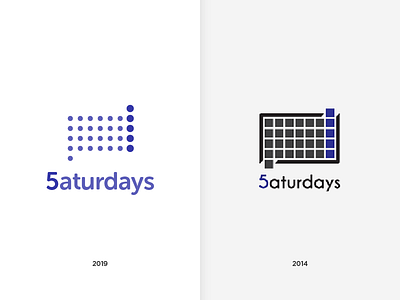 Logo Redesign: 5aturdays brand branding graphic design icon identity illustrator logo logo design logos