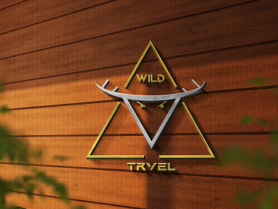 Wild Travel Logo 3d animation branding design graphic design illustration logo logo design motion graphics ui vector