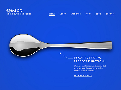 Mixd home page (Spoon)