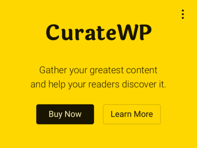 CurateWP Colors curatewp plugin wordpress