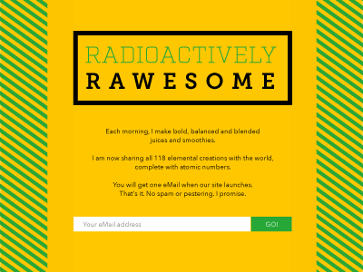 Radioactively Rawesome - Under Construction Page graphic design under construction page