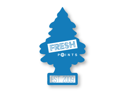 Fresh Prints _ Logo Redesign apparel logo revamp