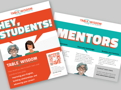 Table Wisdom_Flyer and Brochure brochure design flyer non profit