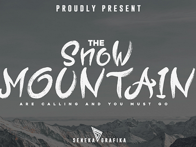 Snow Mountain Font