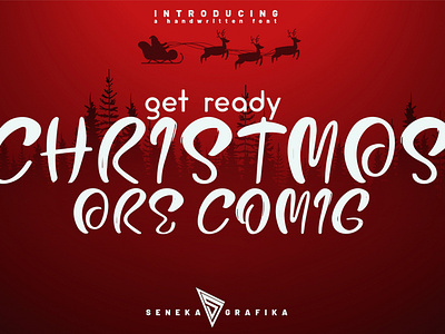 Christmas Are Coming Font