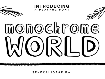 Monochrome World Font