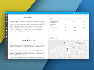 Material Design Dashboard clean gmd google material design material design material map material table uiux user interface web dashboard